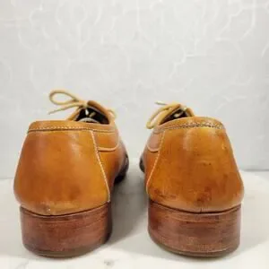 Vintage | Shoes | Vintage Hand Sewn Oxfords Mens 1d Tanned 